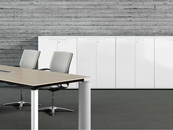 Déstockage Exceptionnel – Armoire en mélaminé L100XH112 à Portes Battantes à -40%