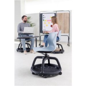 Chaise, tablette écritoire et rangement intégrés mobile WHEEL