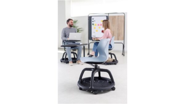 Chaise, tablette écritoire et rangement intégrés mobile WHEEL