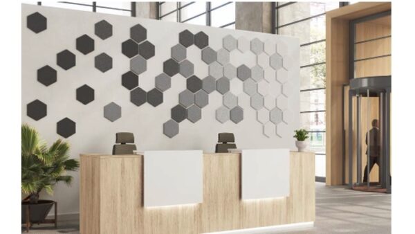 Panneaux acoustiques muraux – formes hexagonales, carrées et plus