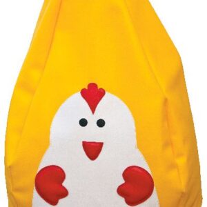 Pouf en mousse décor poule – Mobilier ludique petite enfance