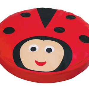 Grand coussin en mousse décor coccinelle – Mobilier petite enfance