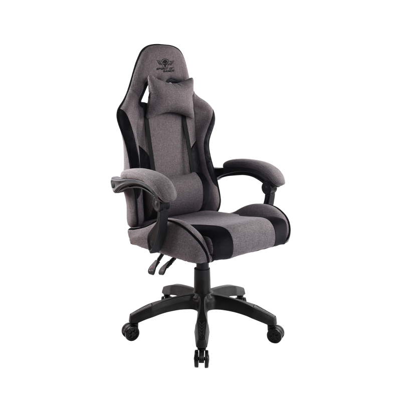 Siège gaming ARENA LIGHT GREY – Confort moelleux & design sportif – Image 3