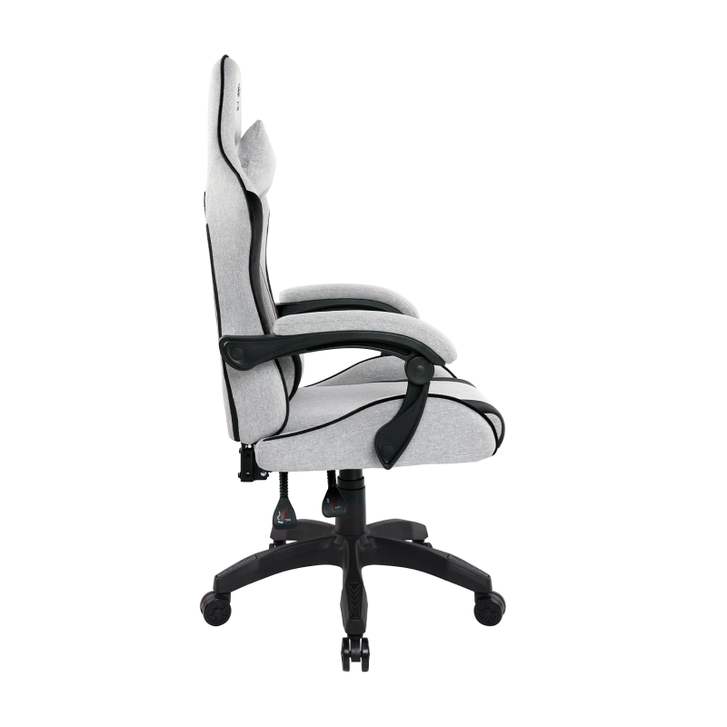 Siège gaming ARENA LIGHT GREY – Confort moelleux & design sportif – Image 4