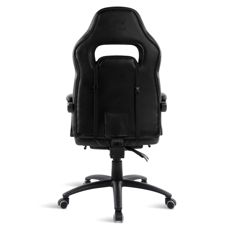 Siège gaming MUSTANG BLACK – Confort capitonné & performance 135°/160° – Image 3