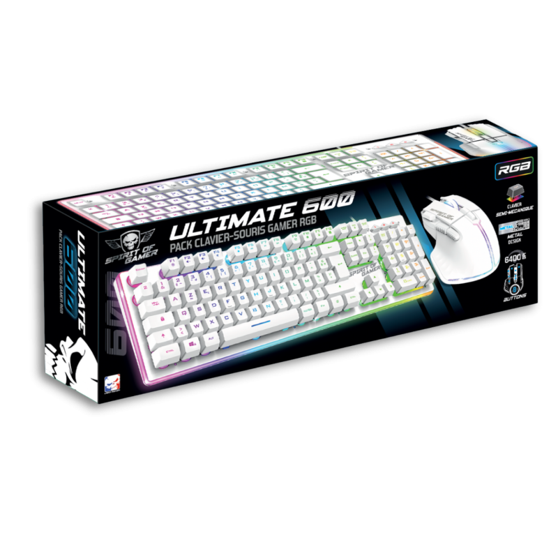 ULTIMATE 600 ARTIC – Kit périphériques gaming RGB haute précision – Image 11