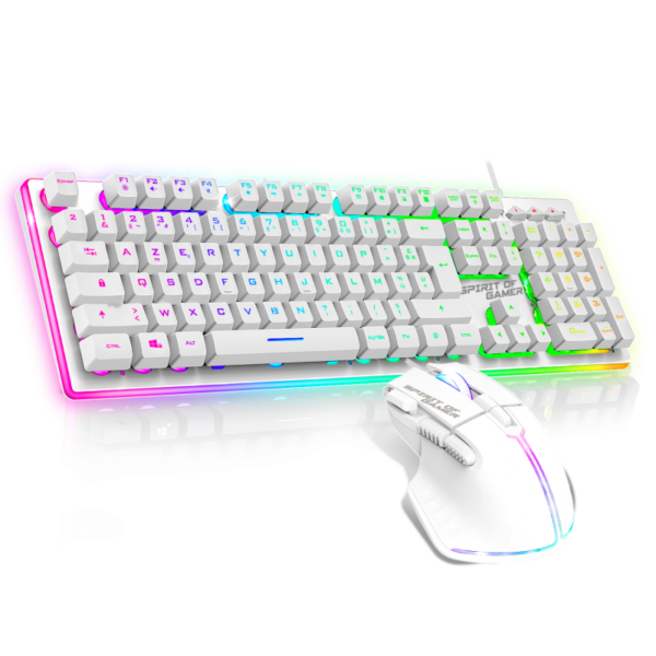 ULTIMATE 600 ARTIC – Kit périphériques gaming RGB haute précision