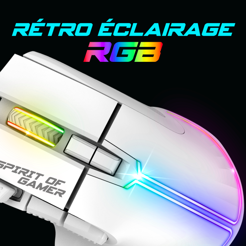 ULTIMATE 600 ARTIC – Kit périphériques gaming RGB haute précision – Image 9