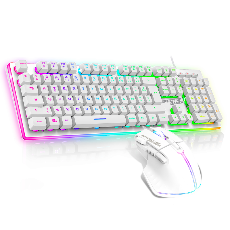 ULTIMATE 600 ARTIC – Kit périphériques gaming RGB haute précision