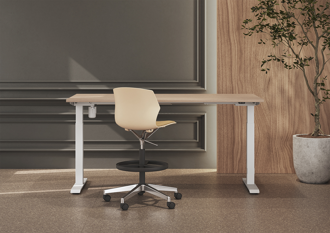 Bureau réglable en hauteur TRAM – Poste de travail ergonomique professionnel