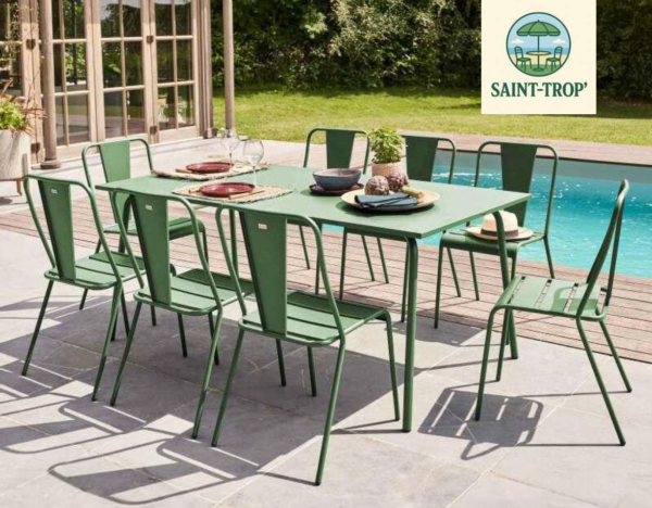 CAFETERIA OUTDOOR – Mobilier extérieur en acier thermolaqué